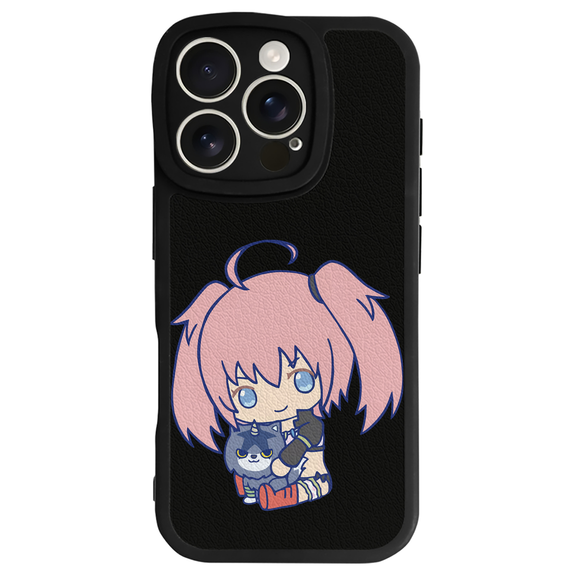 （画像用） 転スラ Regarding Reincarnated to Slime 【iPhone 16シリーズ対応】シリコンスマホケース（レザー調） 材質：シリコン
